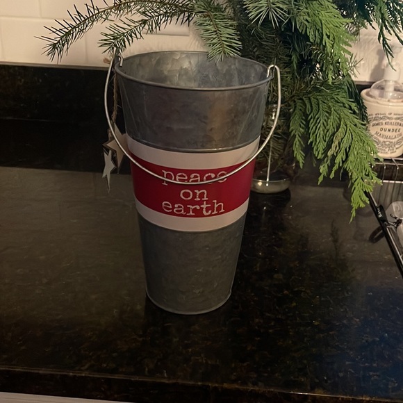 Christmas Galvanized Vase Set of Two from Primitives by Kathy - Picture 3 of 11